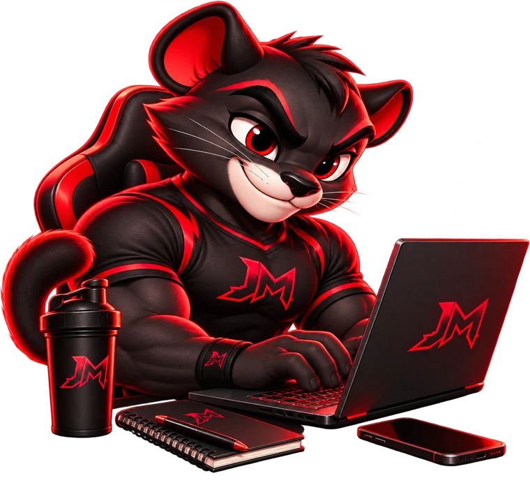 Puma de Coach Jaime Muñoz trabajando en su computador
